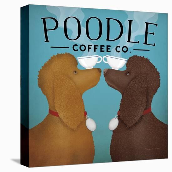 Double Poodle Coffee-Ryan Fowler-Stretched Canvas