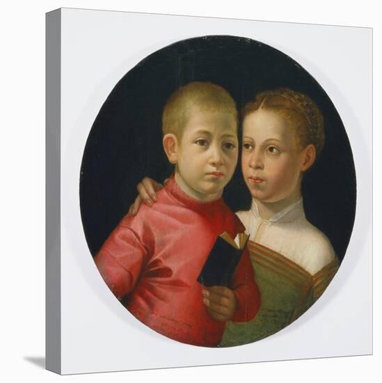 Double Portrait of a Boy and Girl of the Attavanti Family, C.1580-Sofonisba Anguissola-Premier Image Canvas