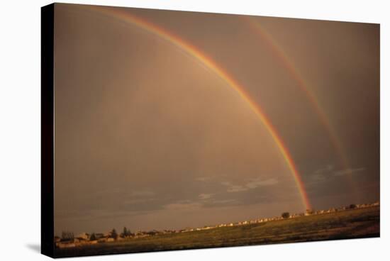 Double Rainbow Over Colorado-Magrath Photography-Premier Image Canvas