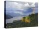 Double Rainbow over Vista House-Steve Terrill-Premier Image Canvas