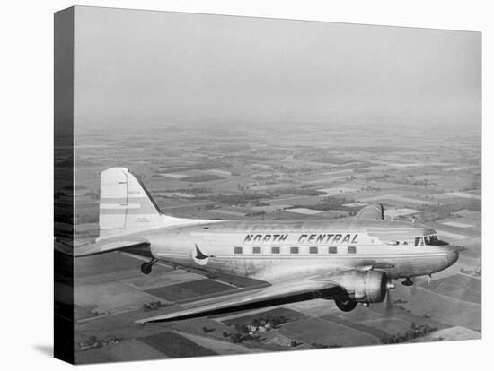 Douglas Dc-3 Plane in Flight-null-Premier Image Canvas