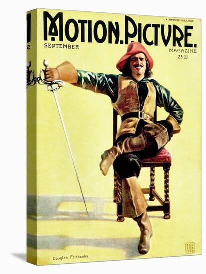 Douglas Fairbanks, Sr., In The Three Musketeers, September 1921-null-Stretched Canvas