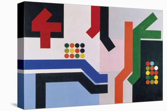 Douze Espaces-Sophie Taeuber-Arp-Stretched Canvas