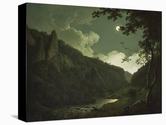 Dovedale by Moonlight, C.1784-85-Joseph Wright of Derby-Premier Image Canvas