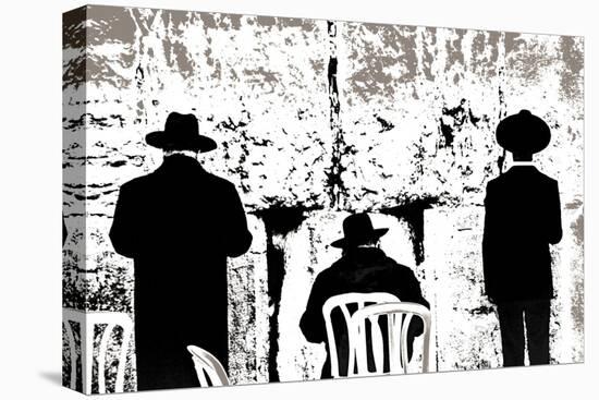 Dovening, from the Series Tuesday at the Wailing Wall (2016)-Joy Lions-Premier Image Canvas