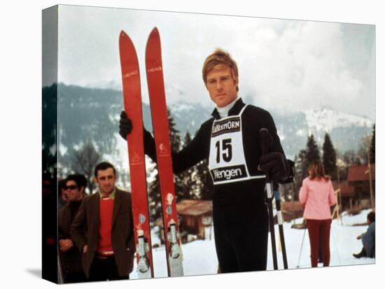 Downhill Racer, Robert Redford, 1969-null-Stretched Canvas