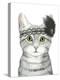 Downton Cat III-Grace Popp-Stretched Canvas