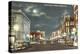 Downtown at Night, Anniston, Alabama-null-Stretched Canvas
