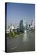 Downtown Bangkok Skyline View with Chao Phraya River, Thailand-Cindy Miller Hopkins-Premier Image Canvas