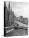 Downtown Chicago View Looking West, Ca. 1928-null-Premier Image Canvas