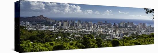 Downtown Honolulu, Hawaii, USA-Charles Crust-Premier Image Canvas