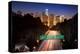 Downtown Los Angeles At Night-null-Stretched Canvas