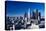 Downtown Los Angeles viewed from the Hollywood Hills, Los Angeles, California-null-Premier Image Canvas