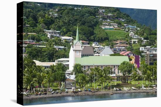 Downtown Papeete, Tahiti, Society Islands, French Polynesia, Pacific-Michael Runkel-Premier Image Canvas