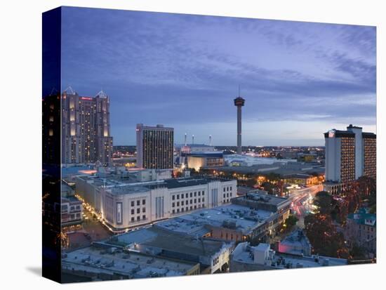 Downtown San Antonio, Texas, USA-Walter Bibikow-Premier Image Canvas