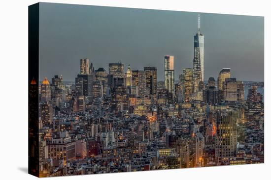 Downtown Skyline 12-Richard Silver-Premier Image Canvas