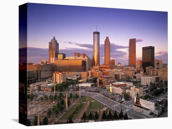 Downtown Skyline of Atlanta, Georgia, USA-Walter Bibikow-Premier Image Canvas