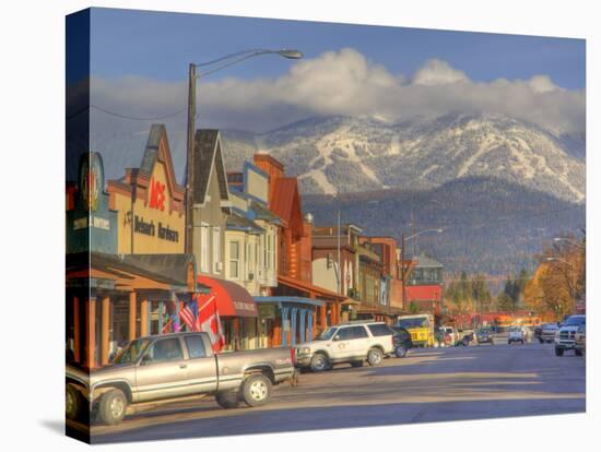 Downtown Whitefish, Montana, USA-Chuck Haney-Premier Image Canvas