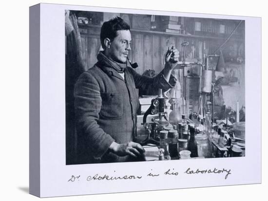 Dr. Atkinson in His Laboratory, from Scott's Last Expedition-Herbert Ponting-Premier Image Canvas