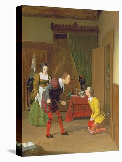 Dr Caius, Simple and Dame Quickly, Scene from the Merry Wives of Windsor, 1830-Robert Walter Weir-Premier Image Canvas