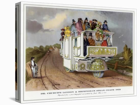 Dr Church's London and Birmingham Steam Coach, 1833-null-Premier Image Canvas