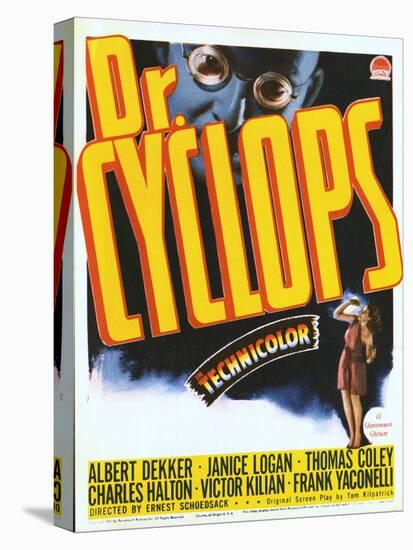 Dr. Cyclops, Albert Dekker, Janice Logan, 1940-null-Stretched Canvas