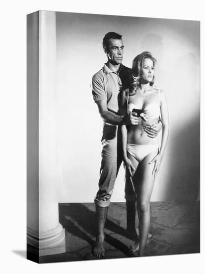 Dr No, L-R: Sean Connery, Ursula Andress, 1962-null-Stretched Canvas