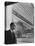 Dr. Ralph Bunche Standing in Front of the Un Building-null-Premier Image Canvas