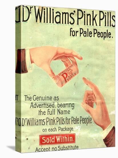 Dr Williams Pin Pills Medical Medicine, UK, 1890-null-Premier Image Canvas