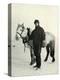 'Dr. Wilson and Pony 'Nobby', c1911, (1913)-Herbert Ponting-Premier Image Canvas