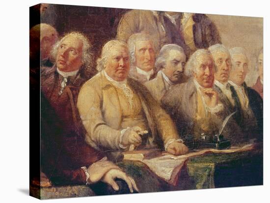 Drafting the Declaration of Independence, 28th June 1776, c.1817 (Detail)-John Trumbull-Premier Image Canvas