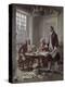 Drafting the Declaration of Independence-Jean Leon Gerome Ferris-Premier Image Canvas