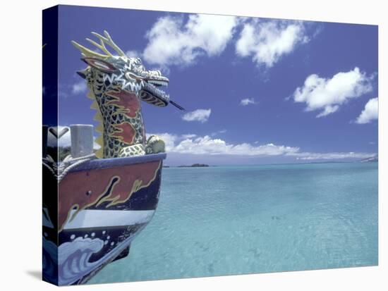 Dragon Boat, Okinawa, Japan-Dave Bartruff-Premier Image Canvas