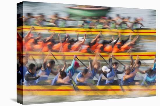 Dragon Boat Race, Shau Kei Wan, Hong Kong Island, Hong Kong-Ian Trower-Premier Image Canvas