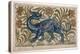 Dragon' Design for a Tile (W/C on Paper)-William De Morgan-Premier Image Canvas