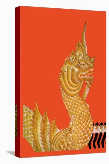 Dragon Temple of Siam-Frank Mcintosh-Stretched Canvas