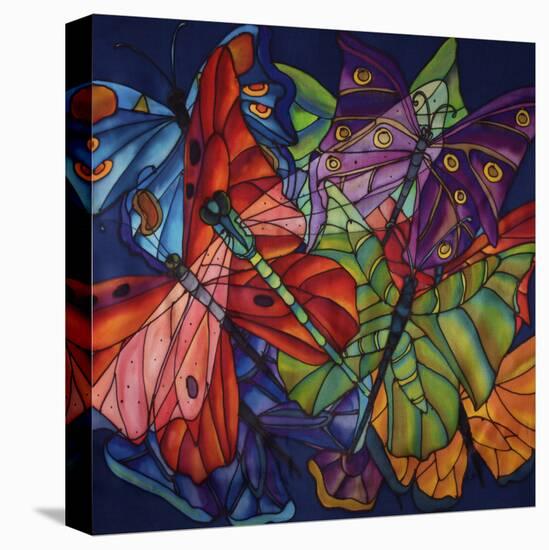 Dragonflies And Butterflies-Holly Carr-Stretched Canvas