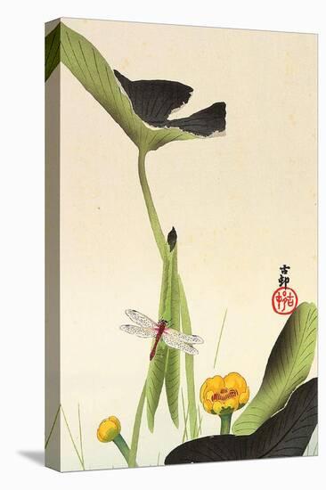 Dragonfly and Lotus-Koson Ohara-Premier Image Canvas