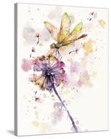 Dragonfly & Dandelion-Sillier than Sally-Stretched Canvas