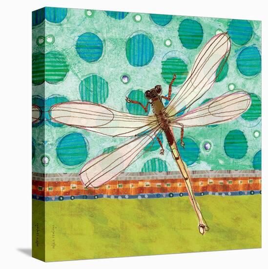 Dragonfly Earthtones-Robbin Rawlings-Stretched Canvas