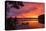 Dramatic Sunset Bainbridge Island Toward Olympic Mountains-Trish Drury-Premier Image Canvas