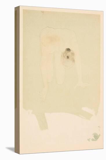 Drawing, 1911 (Coloured Collotype)-Auguste Rodin-Premier Image Canvas