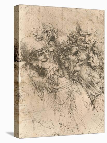 Drawing of caricatures, c1472-c1519 (1883)-Leonardo Da Vinci-Premier Image Canvas