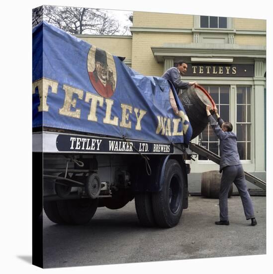 Draymen from Tetley and Walker, Leeds, West Yorkshire, 1969-Michael Walters-Stretched Canvas