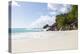 Dream Beach, Indian Ocean, Seychelles, Sand, Water, Small Wave, Blue Sky, Anse Georgette-Harry Marx-Premier Image Canvas