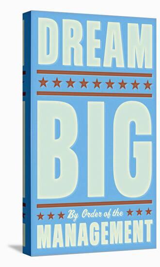 Dream Big (blue)-John Golden-Stretched Canvas