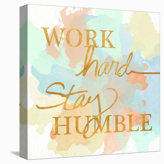 Dream Big & Work Hard Watercolor II-Sd Graphics Studio-Stretched Canvas