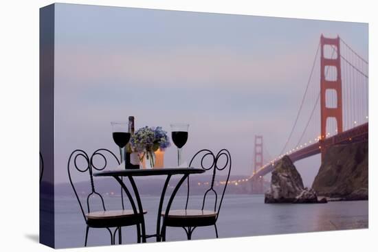 Dream Cafe Golden Gate Bridge #37-Alan Blaustein-Premier Image Canvas