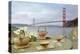 Dream Cafe Golden Gate Bridge #66-Alan Blaustein-Premier Image Canvas