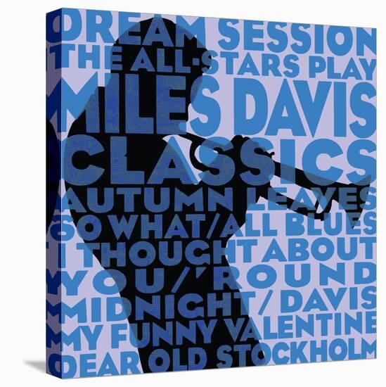 Dream Session: The All-Stars Play Miles Davis Classics (Blue Color Variation)-null-Stretched Canvas